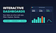 build an interactive data dashboard web app in python