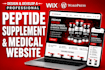 develop wix medical website peptide website supplement website peptide wordpress