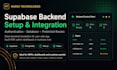 build supabase authentication, database and backend for your web app