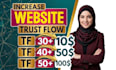 increase majestic trust flow tf 30 to 60