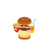 design creative burger restaurant logo