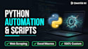 write custom python scripts, automation tools, or excel macros