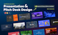 design, pitch deck presentation, figma, powerpoint in hours