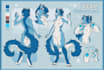 draw custom furry ref sheet, fursona ref sheet, anthro ref sheet, nsfw ref sheet