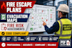 create fire escape plans, fire risk assessments and evacuation maps diagram