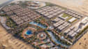 design mixed use commercial building from 2d plan, visualize master plan render
