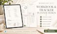 design workbook planner, worksheet planner, digital journal and tracker planner