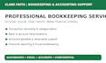 provide remote bookkeeping and accounting support