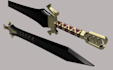 design custom anime sword, weapon and cosplay prop for 3d printing