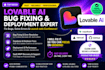 fix lovable ai website lovable dev saas mvp bugs and deployment issues
