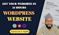 design or redesign responsive premium wordpress elementor website