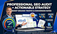 deliver a professional interactive SEO audit report