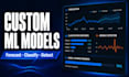 train a custom machine learning model for your data