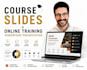 design course slides and elearning online training powerpoint presentation
