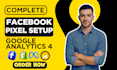 setup facebook pixel, meta pixel, conversion API and conversion tracking