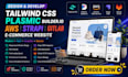 design tailwind CSS plasmic builder io AWS strapi gitlab ecommerce website