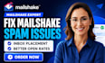 fix mailshake email deliverability mailshake inbox mailshake spam issue