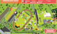 design custom event and festival maps with detailed vector illustration