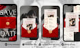 create a beautiful animated wedding invitation video