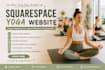 build squarespace website design for yoga and wellness