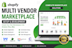 build shopify multivendor marketplace using webkul, shipturtle, crowdship