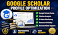 optimize google scholar profile citation tracking h index research visibility