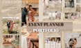 design wedding planner spreadsheet, event planner tracker,wedding google sheet