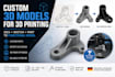 create 3d models for replacement parts and 3d printing