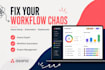 setup asana workflow automation dashboard and project management system