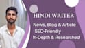 write SEO friendly hindi blog and article