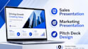 design sales presentation, marketing presentation and pitch deck presentation
