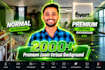 design zoom virtual background with your logo in 3d look