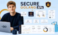 build secure golang apis with jwt, oauth2, API analytics and database integrate