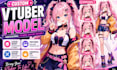 design vtuber model live2d vtuber rigging anime character live2d model design