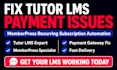 solve tutor lms payment issues set up recurring subscription zapier automation