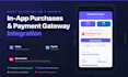 integrate in app purchases stripe and paypal payment gateway in react native