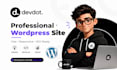 create wordpress site, develop custom wordpress, business website development