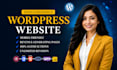 create design, redesign wordpress website, website development or custom website