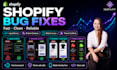 fix shopify bugs, liquid errors, and theme issues