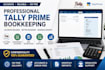 do bookkeeping and accounting in tally prime