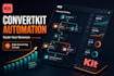 setup convertkit newsletter kit email sequence convertkit landing page design