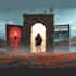 create a romantic couple illustration and cover book
