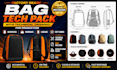 create soft goods bag tech pack with technical drawing for production backpack