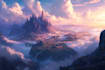 fantasy concept landscape illustrations