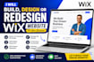 do wix website design wix website redesign wix business website wix development