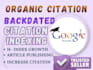 increase google scholar citation index article organically for reference cite