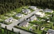 residential community development,modern house design,cgi aerialview,walkthrough