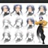 design an anime reference sheet for your original character