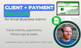 build a google sheets client payment and follow up tracker