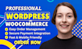 design ecommerce website online store using wordpress woocommerce website